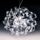 Mettallux Glanzende hanglamp Crystal, ovaal