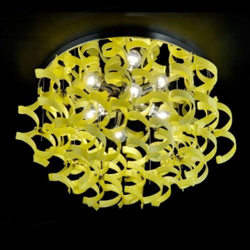 Mettallux Schitterende plafondlamp YELLOW, diameter 70 cm