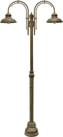 Moretti LUCE Mastlamp Luca, 2-lamps met dubbele boog