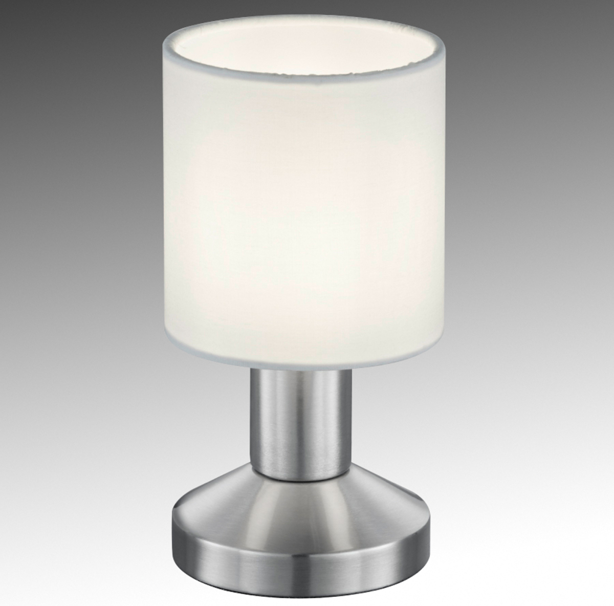 Trio Lighting Stoffen tafellamp met witte kap Garda