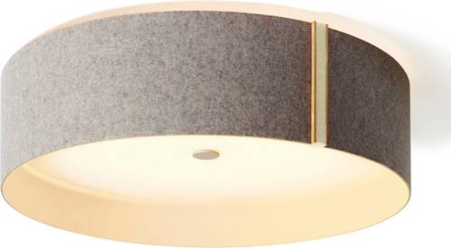 Domus Vilten plafondlamp Lara felt met LED, grijs wolwit