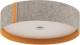 Domus Lara felt - Vilten LED plafondlamp, grijs-oranje