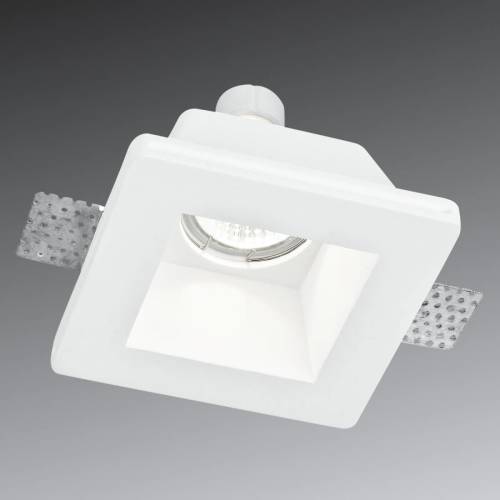 ECO-Light Overschilderbare inbouwspot Ghost uit gips