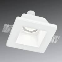 ECO-Light Overschilderbare inbouwspot Ghost uit gips