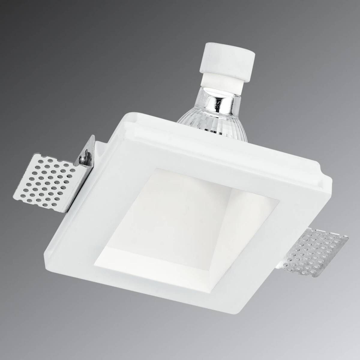 ECO-Light Ghost - halogeen-inbouwspot uit gips - d. 6,5 cm