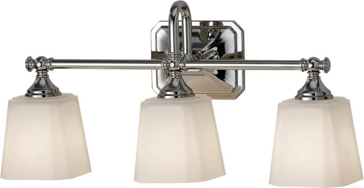 FEISS Spiegellamp v badk - wandlamp Concord m 3 lampjes