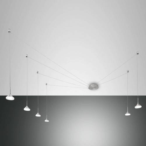 Fabas Luce LED hanglamp Isabella met zes lampjes