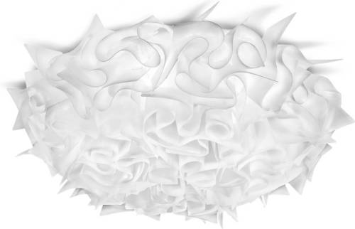 Slamp Veli - design-wandlamp, Ø 32cm, wit