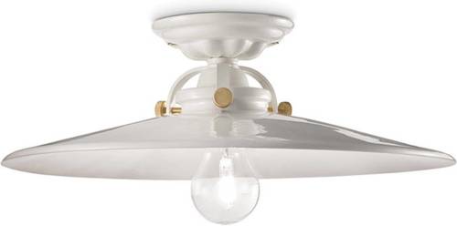 Ferro Luce Retro plafondlamp C105 wit