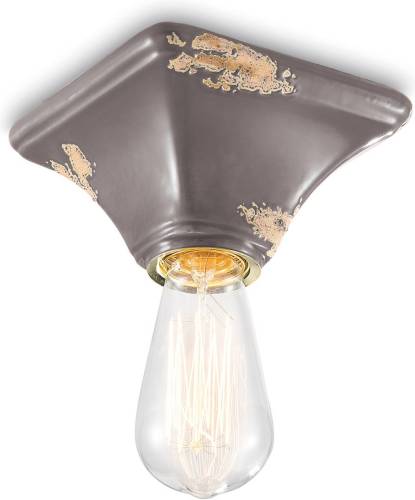 Ferro Luce Vintage plafondlamp C135 duifgrijs