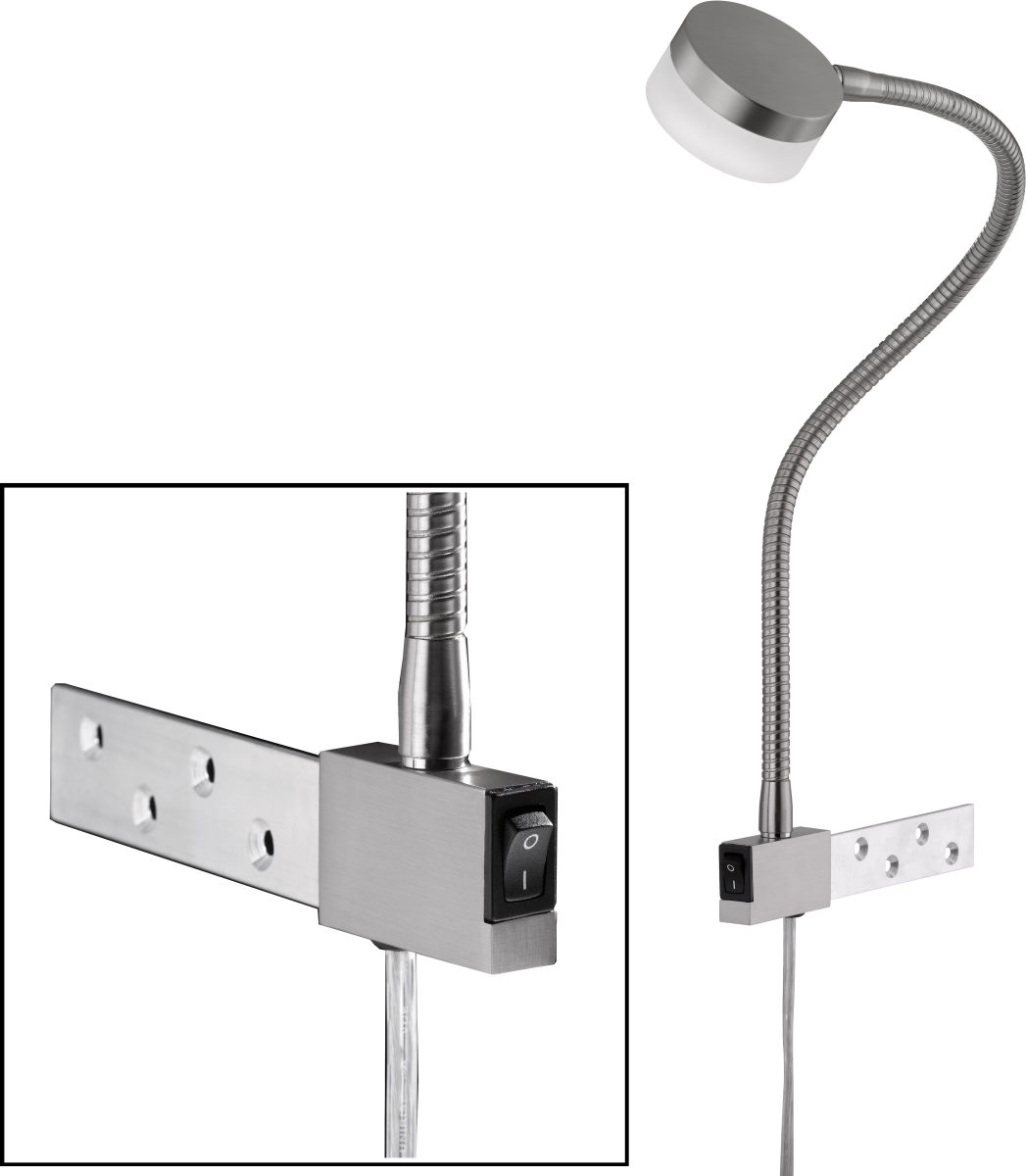 Fischer & Honsel Verstelbare LED klemlamp Lug