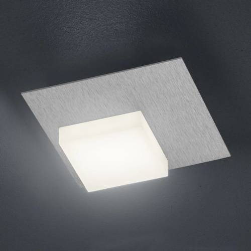 BANKAMP Cube LED plafondlamp 8W, zilver