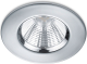 Trio Lighting Chroomkleurige LED inbouwspot Zagros, IP65