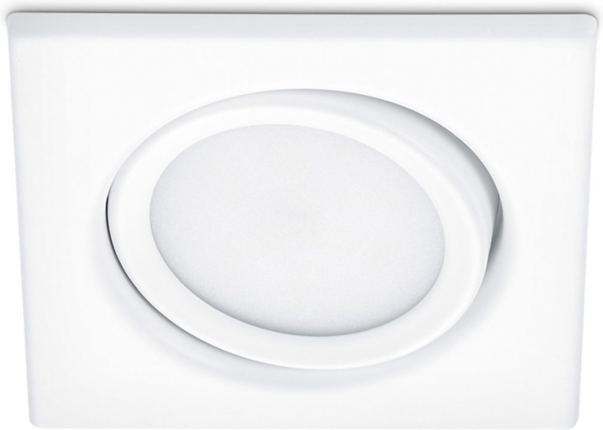 Trio Lighting Draaibare LED inbouwspot Rila in wit