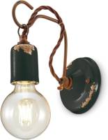Ferro Luce Wandlamp C665 in vintage-stijl zwart