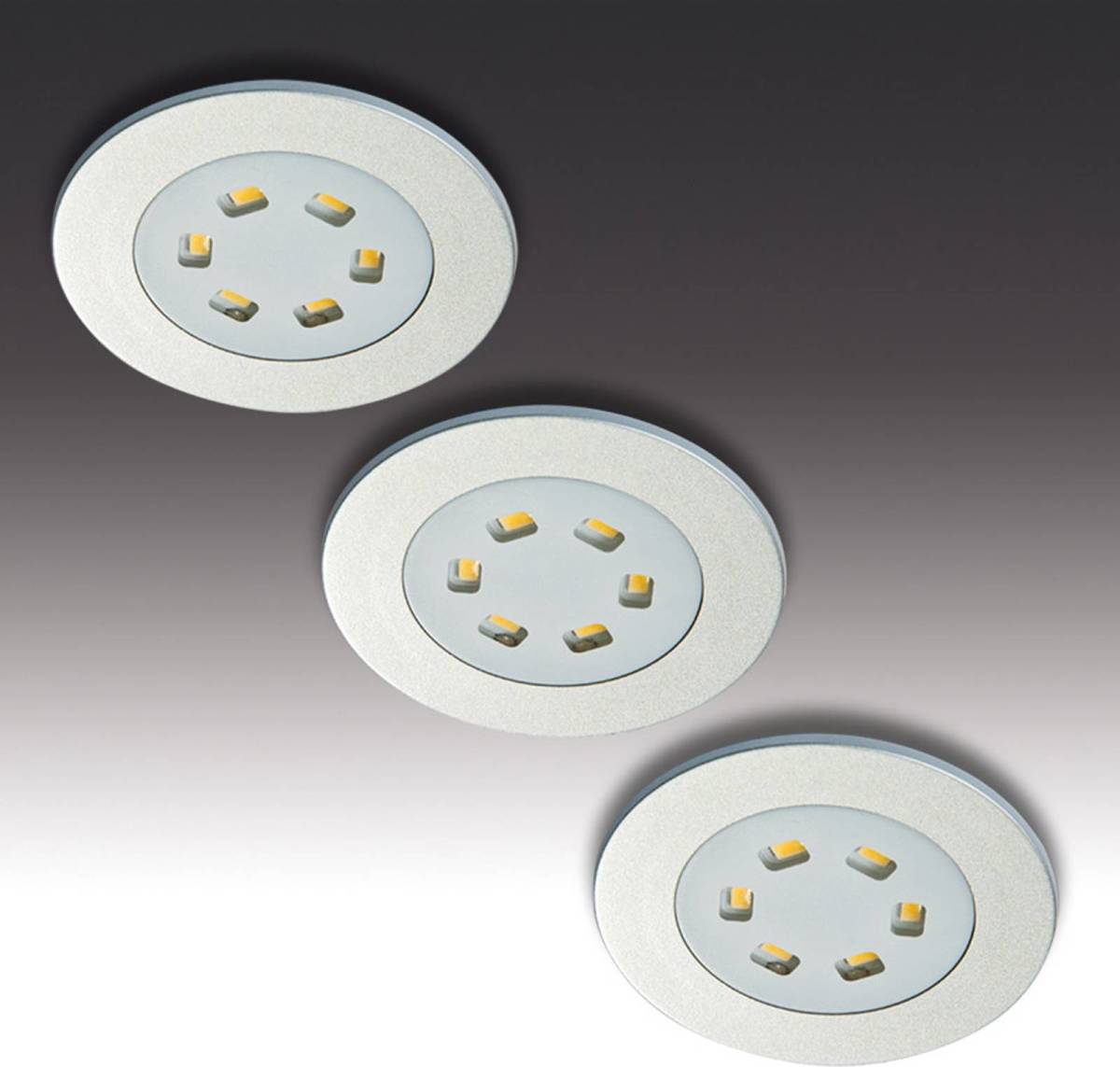 HERA Set van 3 LED inbouwlamp R 55
