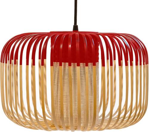 Forestier Bamboo Light S hanglamp 35 cm rood