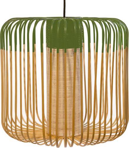 Forestier Bamboo Light M hanglamp 45 cm groen