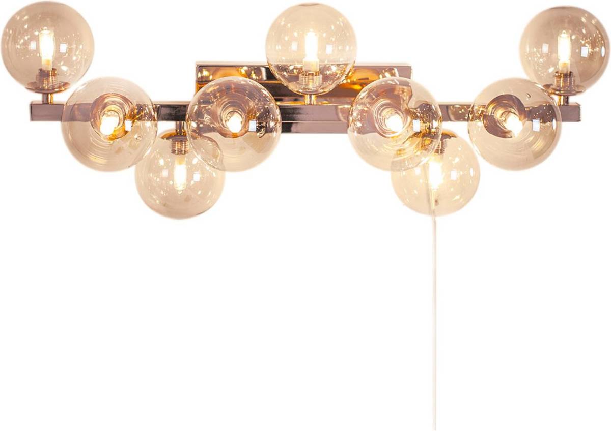 By Rydéns Splendor wandlamp, 9-lamps, amber