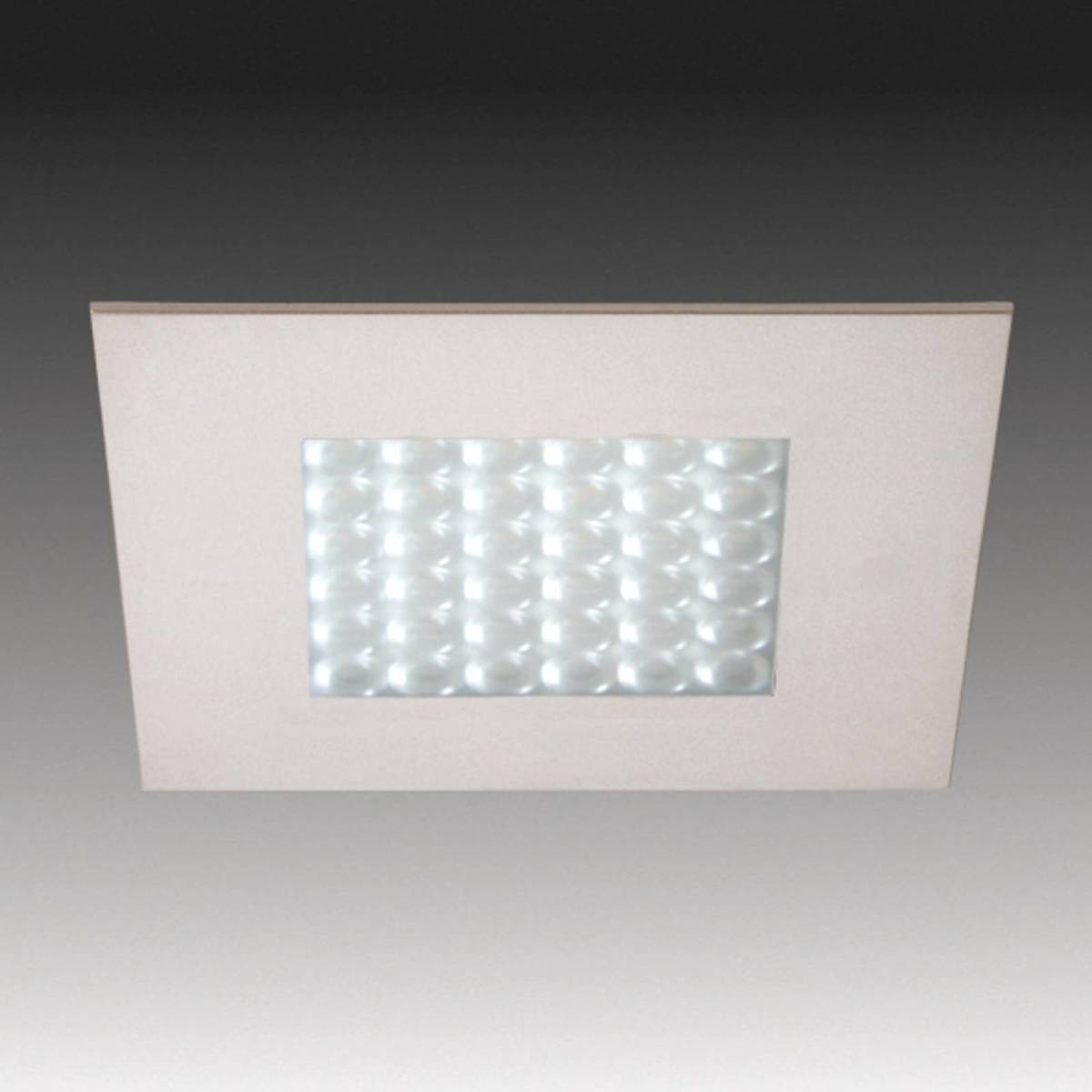 HERA Q 68-LED inbouwlamp in roestvrijstalen optiek