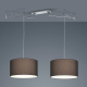 Helestra Certo hanglamp cilinder 2-lamps antraciet