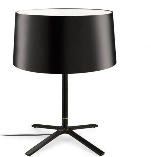 GROK Hall tafellamp met stoffen kap, zwart