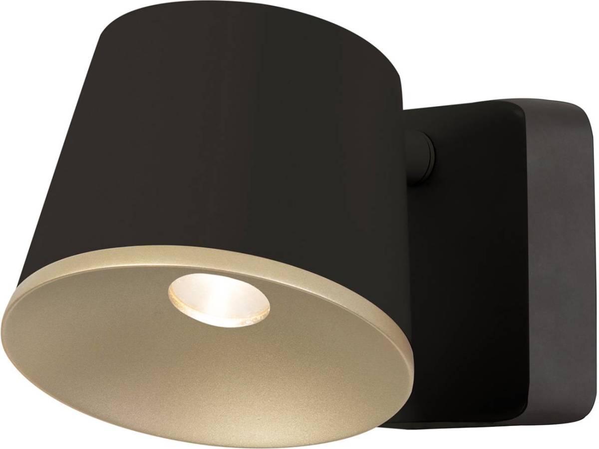 LEDS-C4 Drone LED wandlamp instelbaar, bruin
