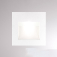 Molto Luce LED wand inbouwlamp Pan, wit