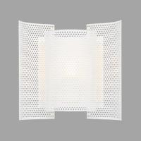 Northern Butterfly perforated wandlamp, wit