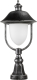 LCD Sokkellamp 1156, zwart/zilver