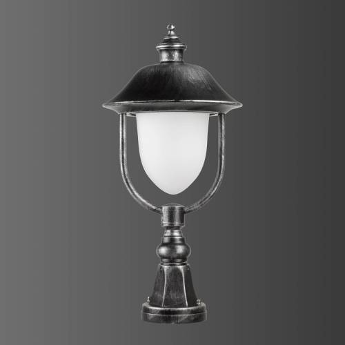 LCD Sokkellamp 1156, zwart/zilver