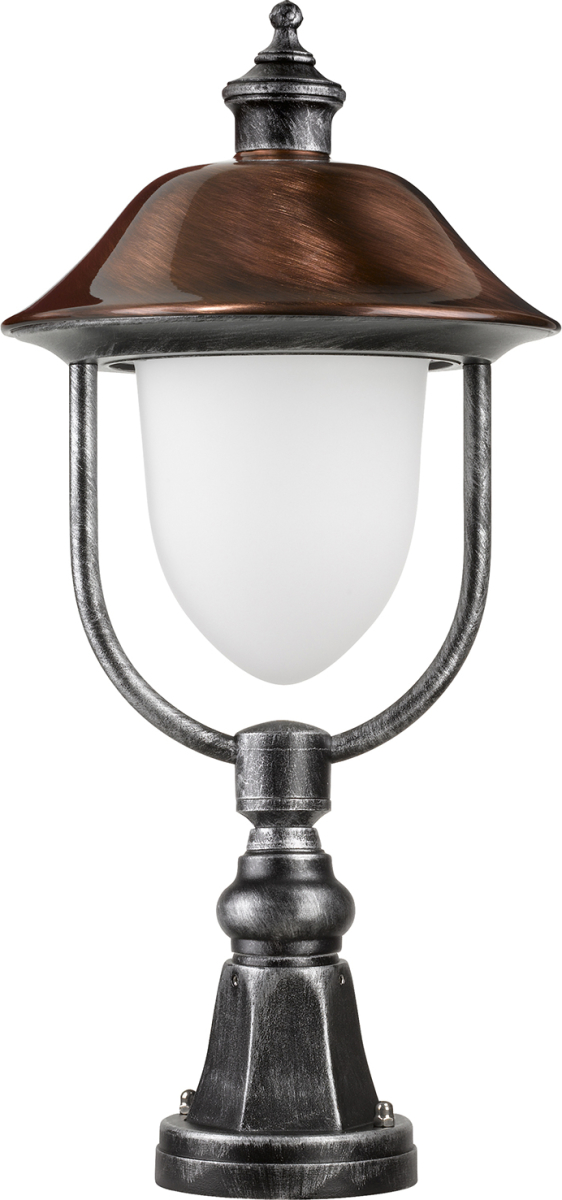 LCD Sokkellamp 1157, zwart/koper