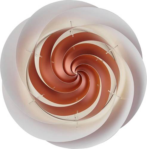 LE KLINT Swirl Medium - koperkleurige wandlamp