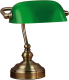 Markslöjd Tafellamp Bankers, hoogte 25 cm groen