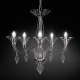 Mettallux Kroonluchter Dedalo 5-lamps chroom