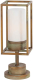 Moretti LUCE Sokkellamp Cubic³ 3369 messing antiek/opaal