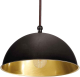 Moretti LUCE Hanglamp Circle goud / messing gebruineerd, Ø15cm