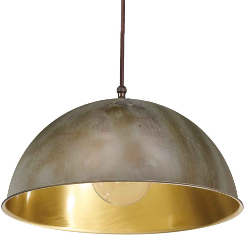 Moretti LUCE Hanglamp Circle goud / messing antiek, Ø25cm
