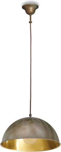 Moretti LUCE Hanglamp Circle goud / messing antiek, Ø25cm