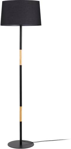 Aluminor Vloerlamp Mikados LS, staal en hout-elementen