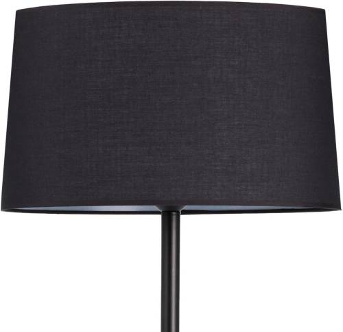 Aluminor Vloerlamp Mikados LS, staal en hout-elementen