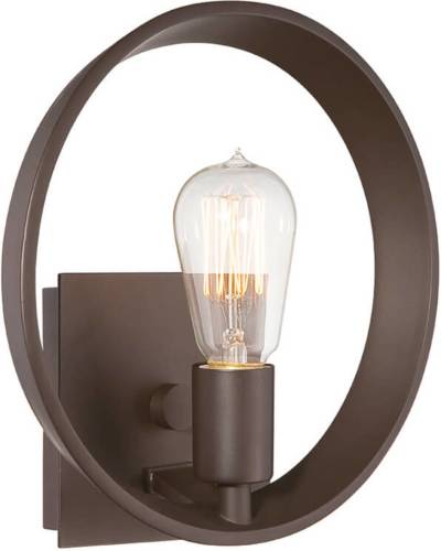 QUOIZEL Wandlamp Theater Row, brons