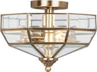 Elstead Plafondlamp Old Park, antiek messing