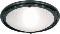 Elstead Plafondlamp Pembroke, vlak, frame zwart