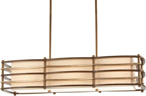 KICHLER Hanglamp Moxie in lange vorm, 91x30 cm