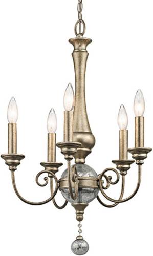 KICHLER Kroonluchter Rosalie 5-lamps Ø 45 cm