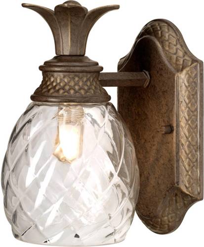Elstead LED wandlamp Plantation, neerwaards stralend