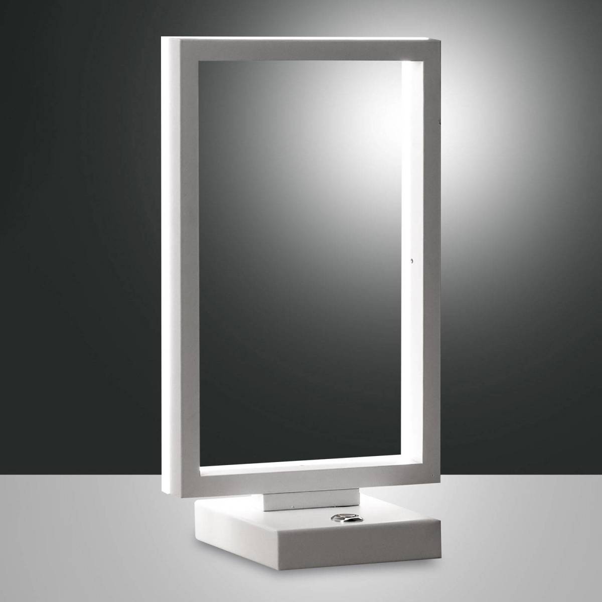 Fabas Luce LED tafellamp Bard, dimbaar, in wit