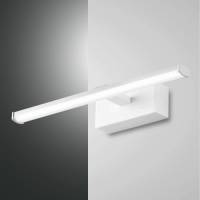 Fabas Luce LED wandlamp Nala, wit, breedte 30 cm