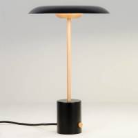 FARO BARCELONA LED tafellamp Hoshi met dimmer, zwart-koper